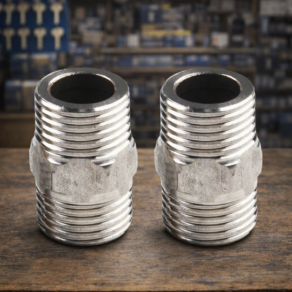 1/2" Male Thread Brass Pipe Nipples Connector Set